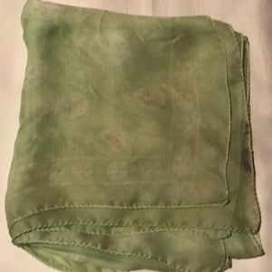 Alexander McQueen silk skull scarf